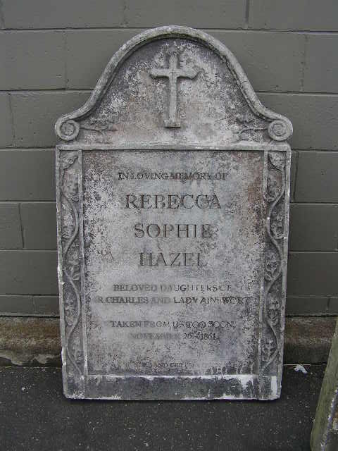 HEADSTONE, Large - Rebecca w Broken Top (75x130cm H)